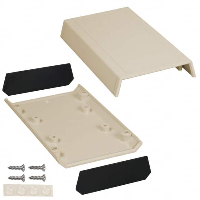 A20,AL BOX ABS ALMOND 4.250"L X 2.600"W