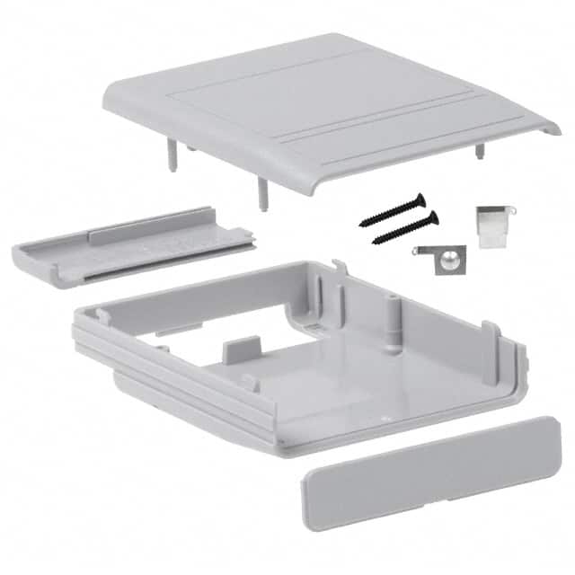 M4,GY BOX ABS GRAY 2.800"L X 2.200"W