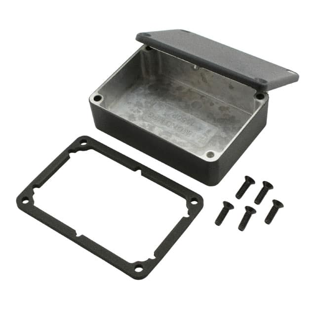 1550WPBK BOX ALUM BLACK 3.150"L X 2.165"W