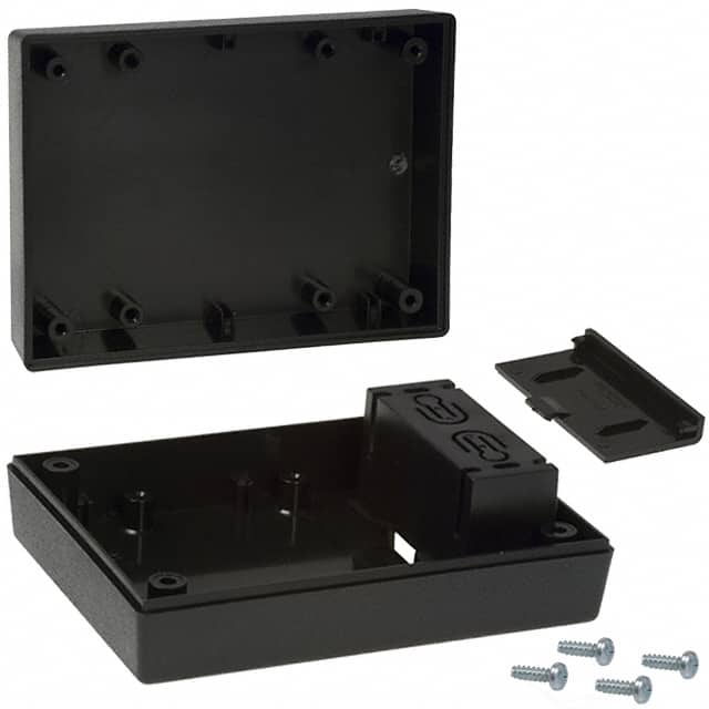 231,BK BOX ABS BLACK 4.380"L X 3.250"W