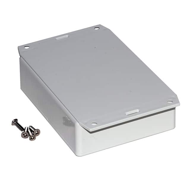 1591GF2GY BOX ABS GRAY 4.735"L X 3.685"W