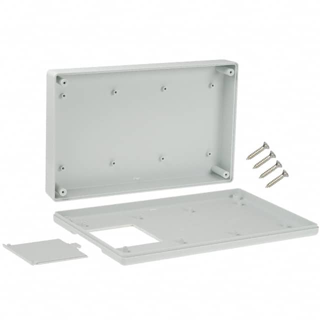 1599KSGYBAT BOX PLAS GRAY 8.661"L X 5.512"W