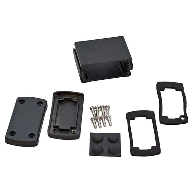 EXN-23350-BK BOX ALUM BLACK 1.929"L X 2.705"W
