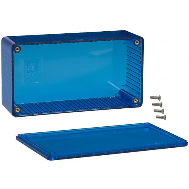 1591DTBU BOX PLAS BLUE 5.906"L X 3.15"W