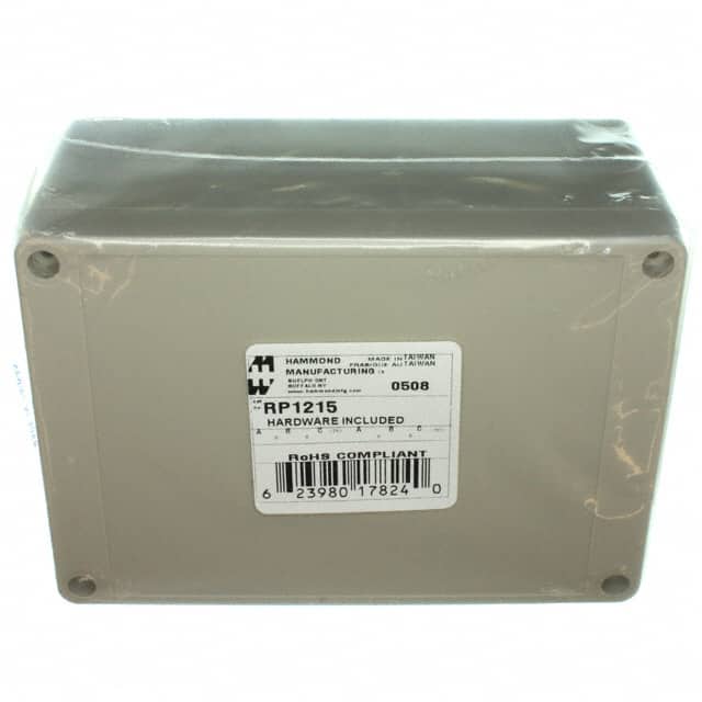 RP1215 BOX ABS GRAY 5.709"L X 4.131"W