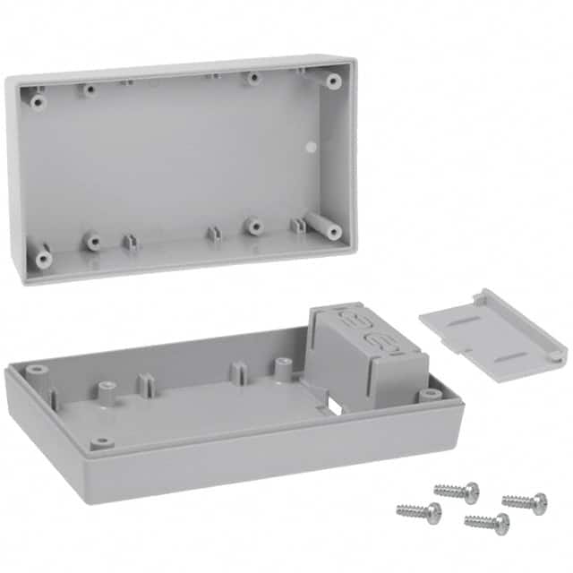 252,GY BOX ABS GRAY 5.620"L X 3.250"W