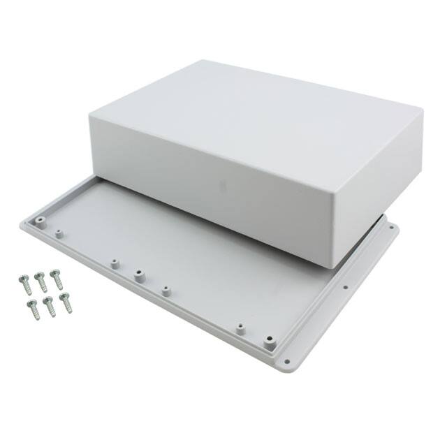 WM094,GY BOX ABS GRAY 9.500"L X 6.340"W
