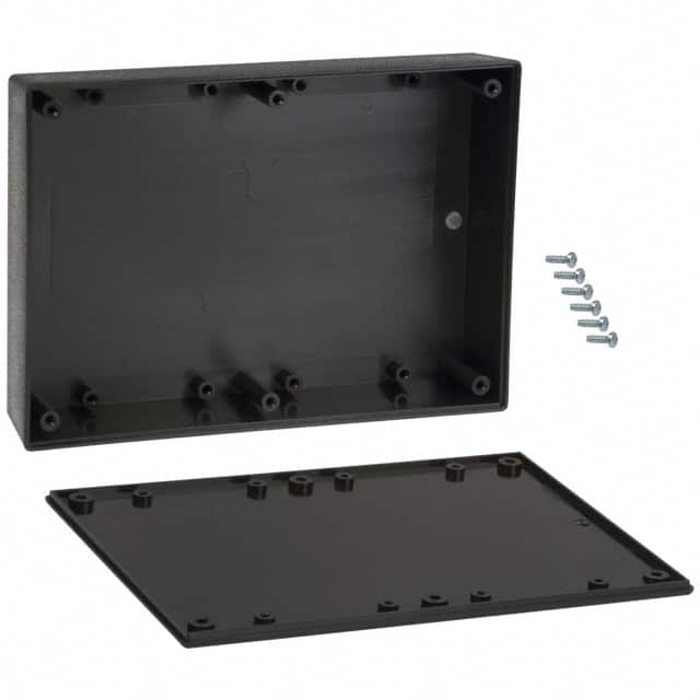072I,BK BOX ABS BLACK 6.880"L X 4.880"W