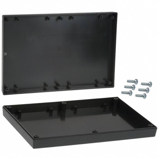 191,BK BOX ABS BLACK 9.500"L X 6.340"W