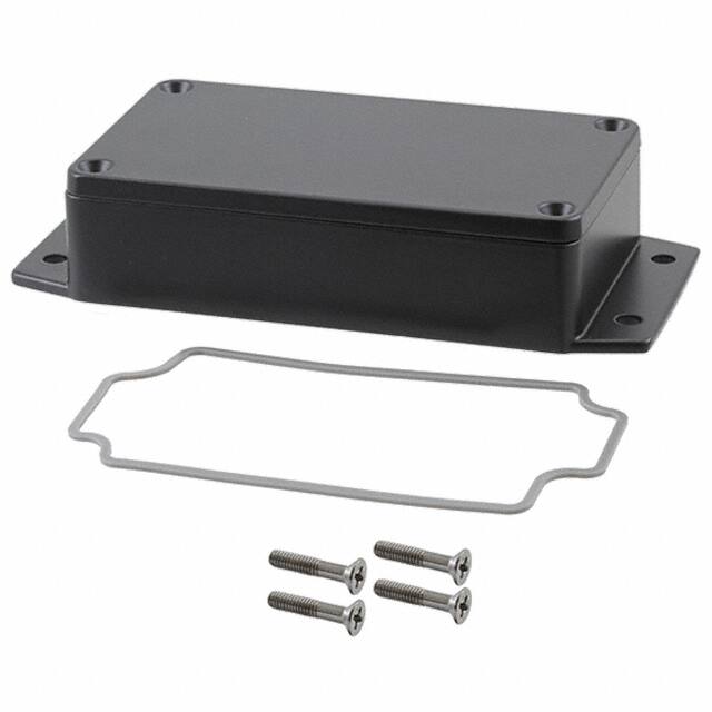 AN-2852-AB BOX ALUM BLACK 4.530"L X 2.560"W