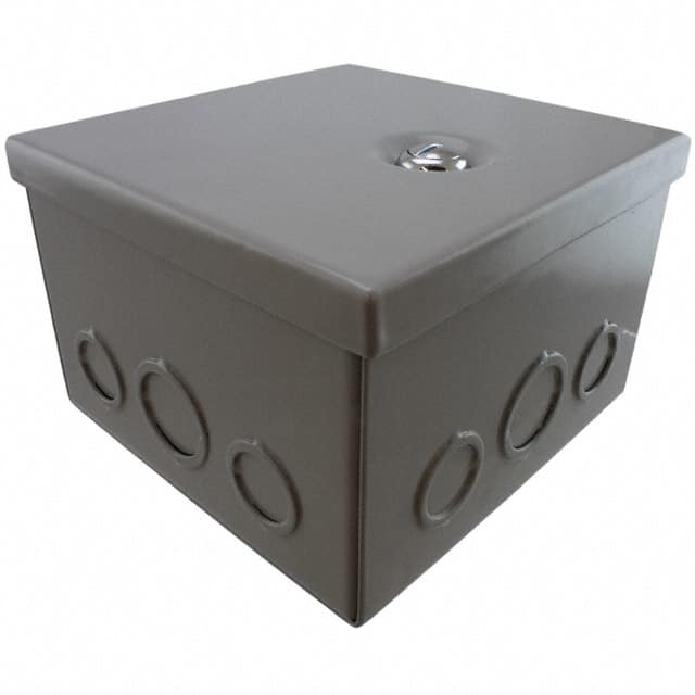 JBH-4955-KO BOX STEEL GRAY 4"L X 6"W