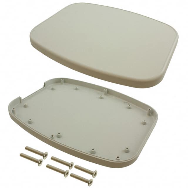 1599TABLGY BOX ABS GRAY 9.449"L X 7.480"W