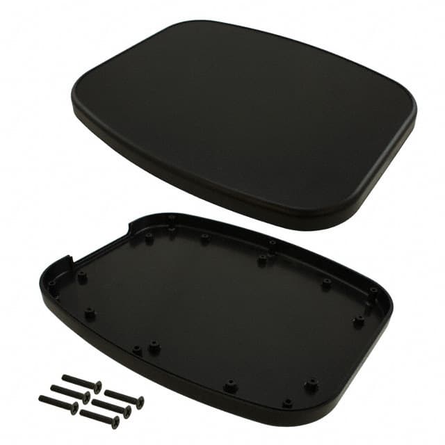1599TABLBK BOX ABS BLACK 9.449"L X 7.480"W