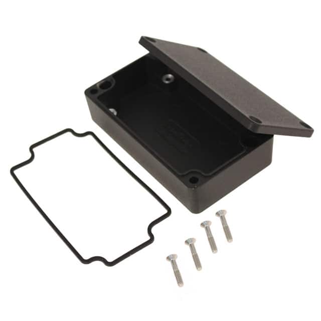 1550Z106BK BOX ALUM BLACK 4.543"L X 2.575"W