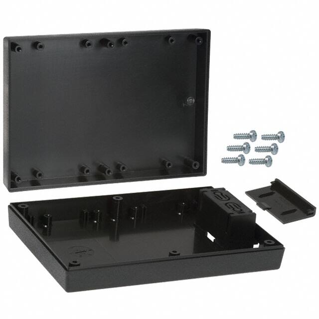 271,BK BOX ABS BLACK 6.880"L X 4.880"W