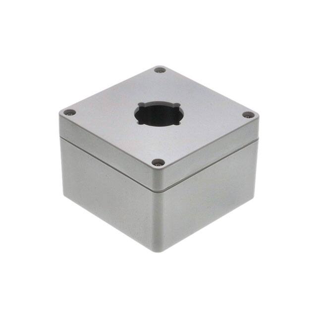 1554PB1 BOX PLAS GRAY 3.500"L X 3.500"W