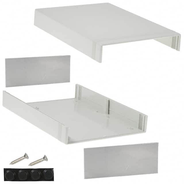 1598JSGY BOX ABS GRAY 11.028"L X 7.854"W