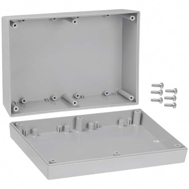 173,GY BOX ABS GRAY 6.880"L X 4.880"W