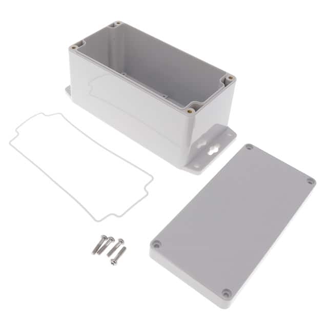PN-1333-AMB BOX PLAS GRAY 6.300"L X 3.150"W