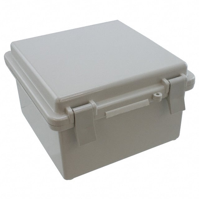 NBB-22240 BOX ABS GRAY 5.904"L X 5.904"W