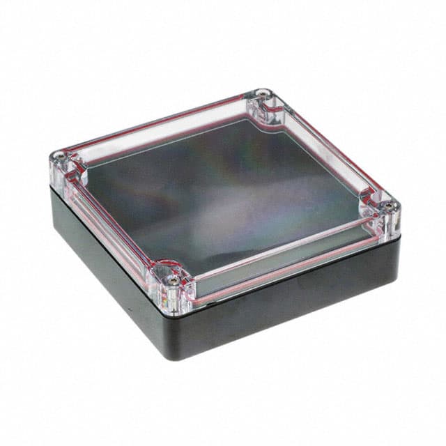 RB55P06C10B BOX PLASTIC BLK/CLR