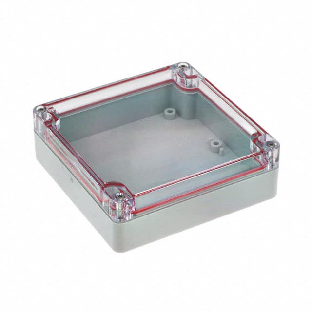 RB55P06C10G BOX PLASTIC GRAY/CLR
