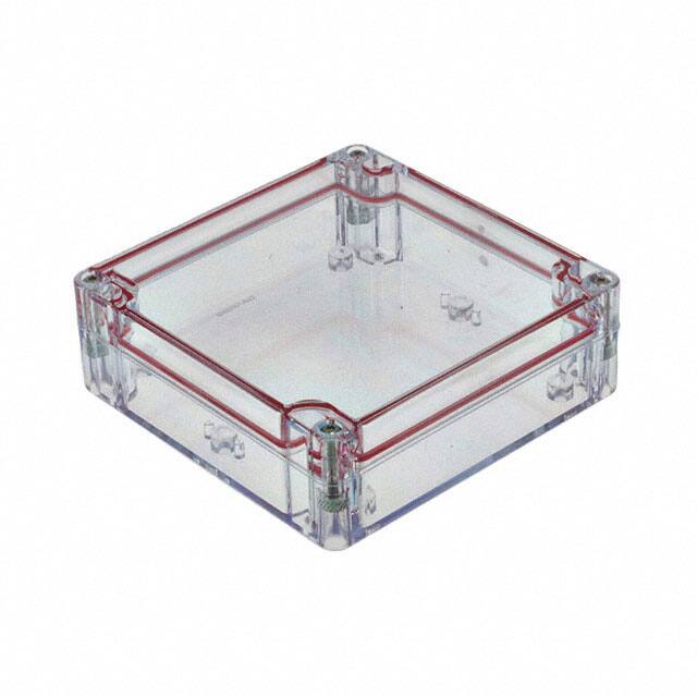 RB55P06C10C BOX PLASTIC CLEAR