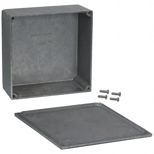 1590KK BOX ALUM UNPTD 4.902"L X 4.902"W