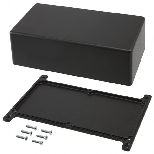 CU-5476-B BOX ALUM BLACK 6"L X 3.250"W