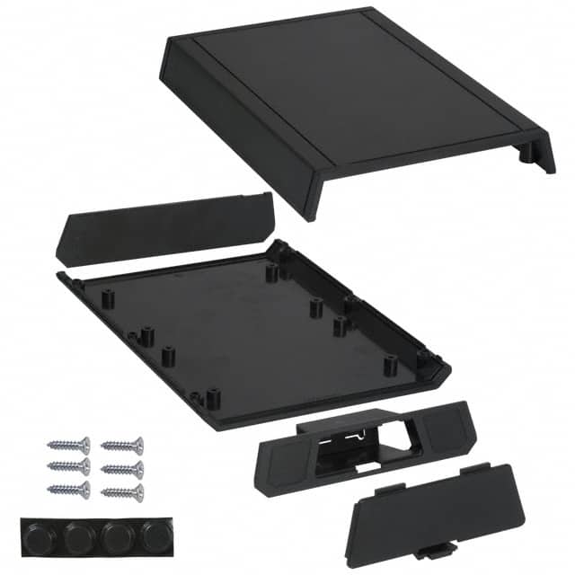 A419V,BK BOX ABS BLACK 7.120"L X 5"W