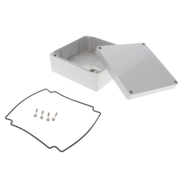 1554Q2GY BOX PLAS GRAY 5.512"L X 5.512"W