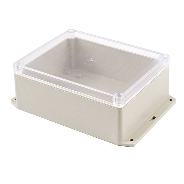 RP1285BFC BOX ABS GRY/CL 8.660"L X 5.910"W