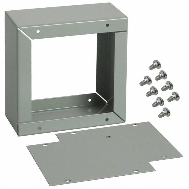 1415A BOX STEEL GRAY 4"L X 4"W