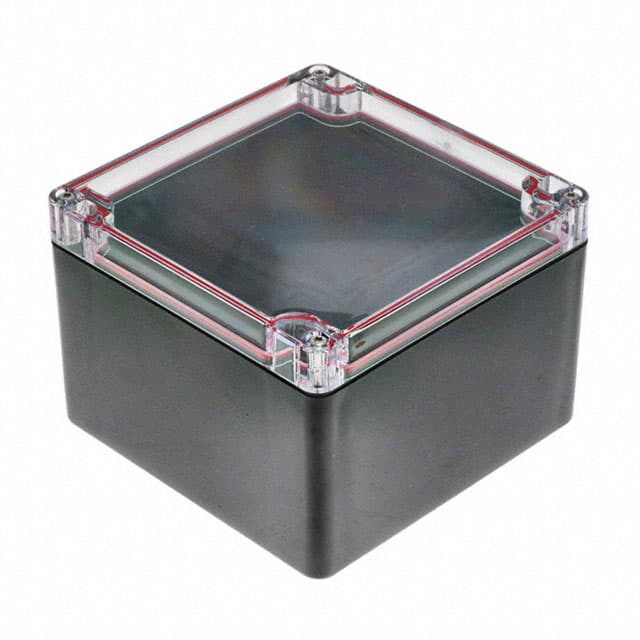 RB55P06C28B BOX PLASTIC BLK/CLR
