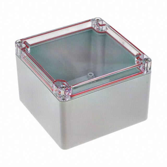 RB55P06C28G BOX PLASTIC GRAY/CLR