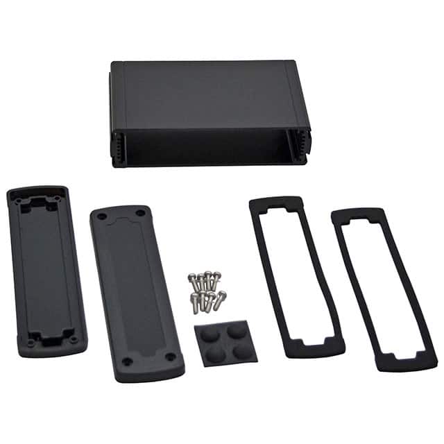 EXN-23359-BKP BOX ALUM BLACK 3.504"L X 5.772"W