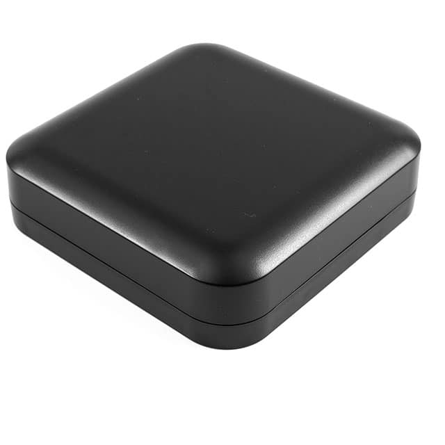 1557FBK BOX ABS BLACK 6.299"L X 6.299"W