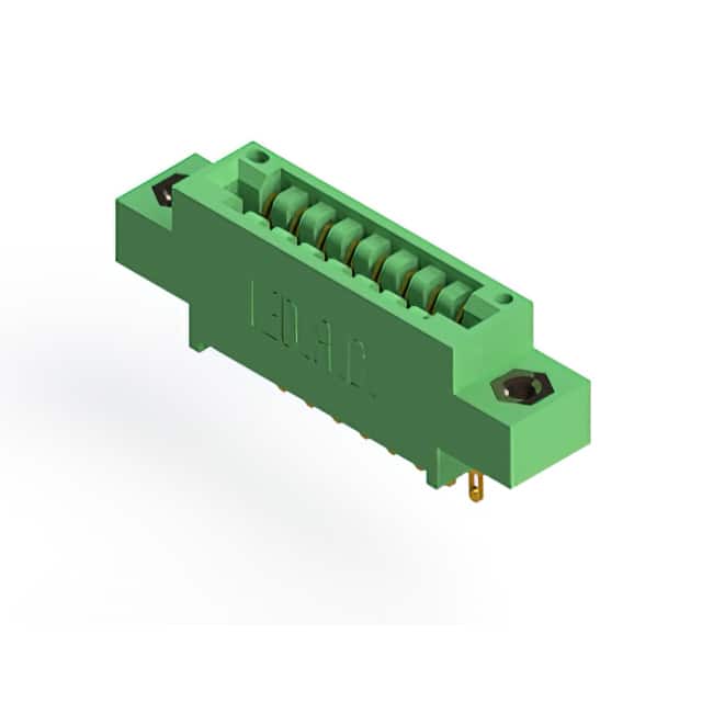 346-008-500-608 CONN EDGE SGL FMALE 8POS 0.125