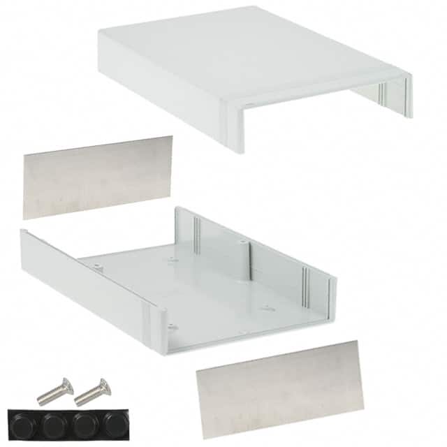 1598GGY BOX ABS GRAY 9.831"L X 6.260"W