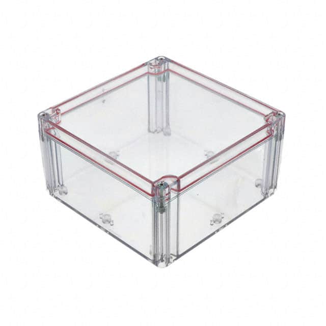 RB66P06C28C BOX PLAS CLR 6.300"L X 6.300"W