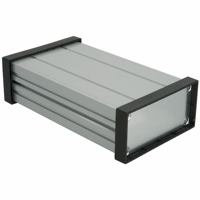 EX-4501 BOX ALUM BLACK/SLV 5.38"LX3.14"W