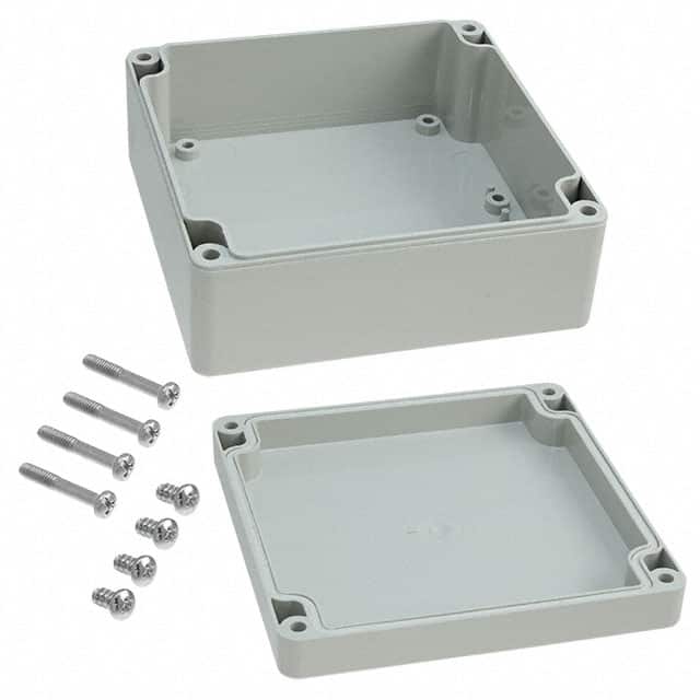 091212090 BOX ABS GRAY 4.803"L X 4.724"W
