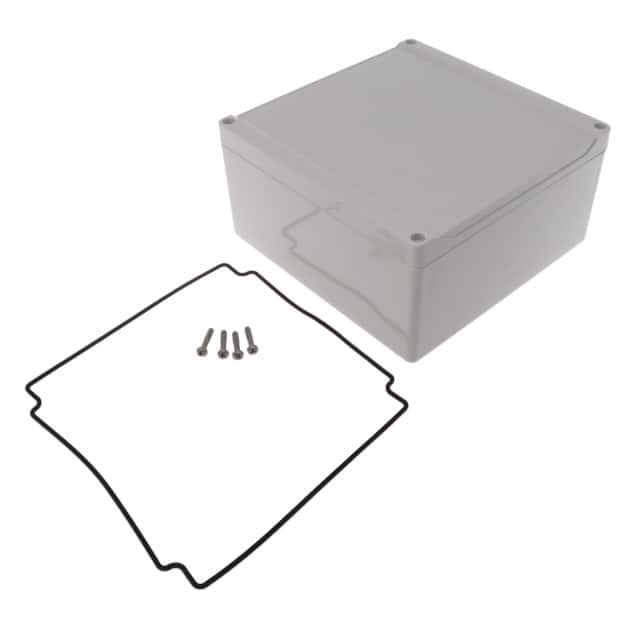 1555QAGY BOX ABS GRAY 5.512"L X 5.512"W