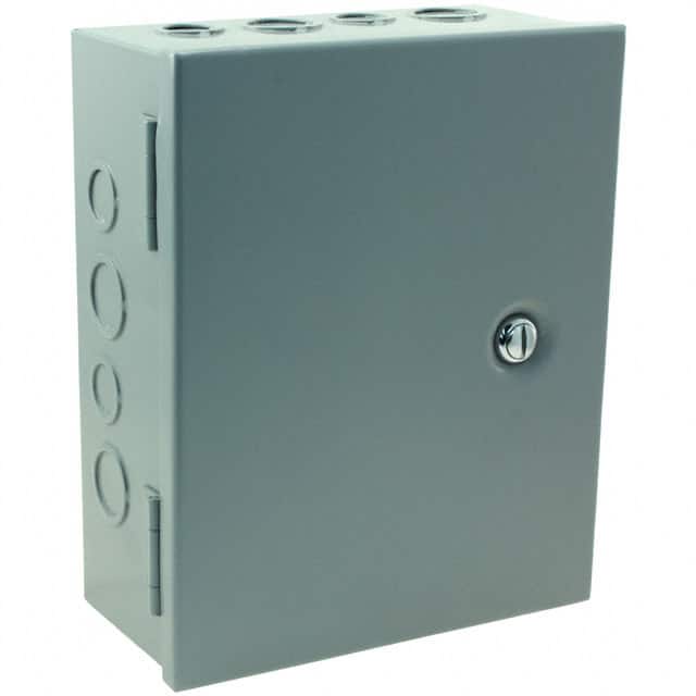 JBH-4958-KO BOX STEEL GRAY 4"L X 8"W