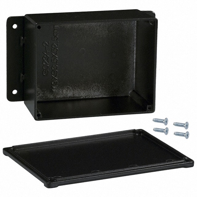 CU-4234-B BOX ALUM BLACK 4.688"L X 3.688"W
