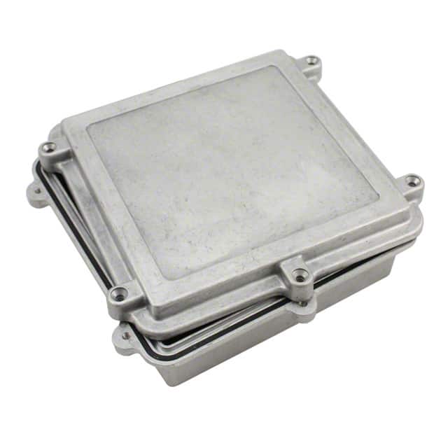 IPS-3925 BOX ALUM NAT 6.378"L X 6.378"W