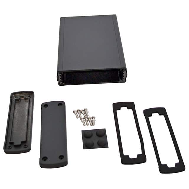 EXN-23355-BK BOX ALUM BLACK 6.654"L X 4.476"W
