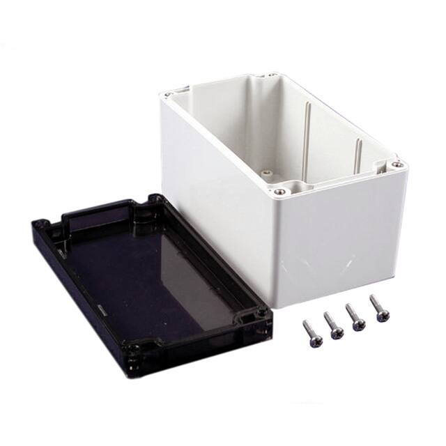 1554K2GYSL BOX PLAS GRY/SM 6.3"L X 3.543"W
