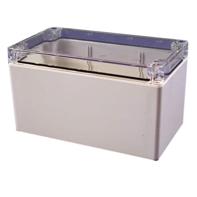 1554K2GYCL BOX PLAS GRAY 6.299"L X 3.543"W