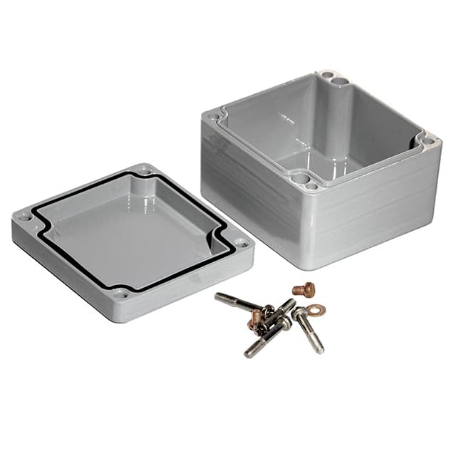 1590Z110GY BOX ALUM GRAY 2.937"L X 3.134"W